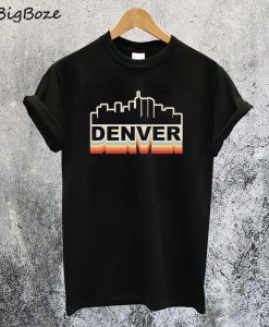Denver Skyline Vintage T-Shirt