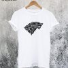 Floral Wolf Game Of Thrones T-Shirt