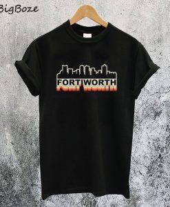 Fort Worth Skyline Vintage T-Shirt