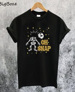 Oh Snap Skeleton Halloween T-Shirt