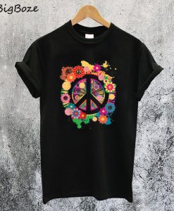 Peace Sign Colorful T-Shirt