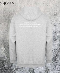 One Day the People Hoodie Back