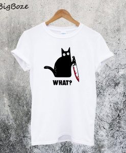 Cat and Knife T-Shirt