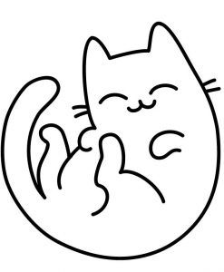 Cut Cat T-Shirt
