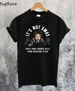 Hans Gruber Falls from Nakatomi Plaza T-Shirt