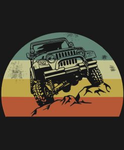 Jeeps Retro 70s Sunset T-Shirt