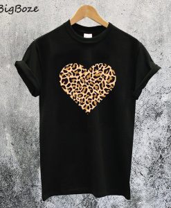 Leopard Heart T-Shirt