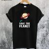 Save the Planet Save the Earth Distress T-Shirt