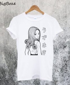Tomie Junji Ito Uzumaki Manga T-Shirt