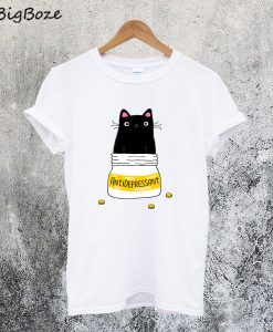Anti Depressant Cat T-Shirt