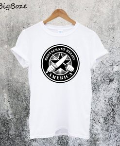 Rerf Restaurant Relief America Logo T-Shirt