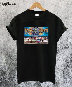 George Floyd Mural Still Cant Breathe T-Shirt