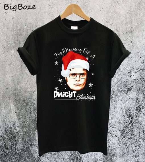 Dreaming of Dwight Christmas T-Shirt