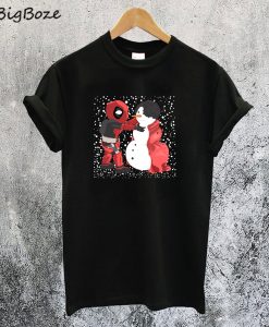 Snowman Deadpool T-Shirt