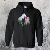 Bigfoot Into The Forest USA Flag Hoodie