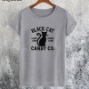 Black Cat Candy Halloween T-Shirt