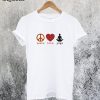 Peace Love Yoga T-Shirt