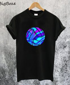 Volleyball Different Color T-Shirt