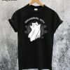 Paranormal Kitty Funny Ghost Cat T-Shirt