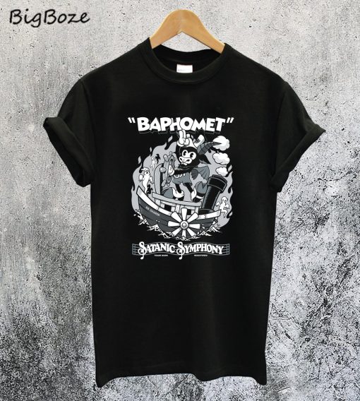 Vintage Cartoon Baphomet T-Shirt