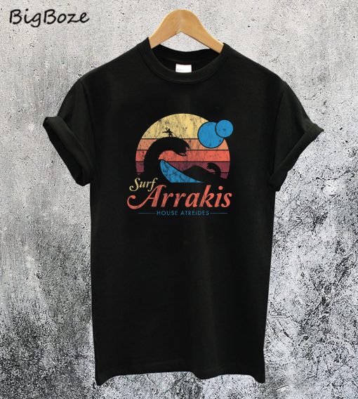 Visit Arrakis Distressed Surf T-Shirt