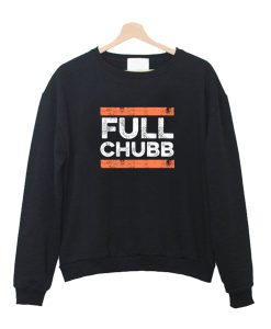 Full Chubb Cleveland Browns Nick Chubb Distressed Sweatshirt