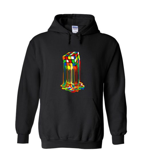 Melting Rubiks Cube Hoodie