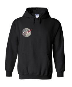 NASA Moon Vintage Emblem Hoodie