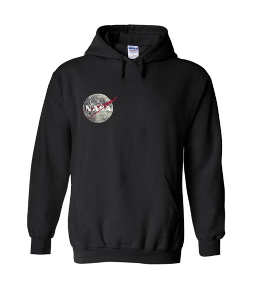 NASA Moon Vintage Emblem Hoodie