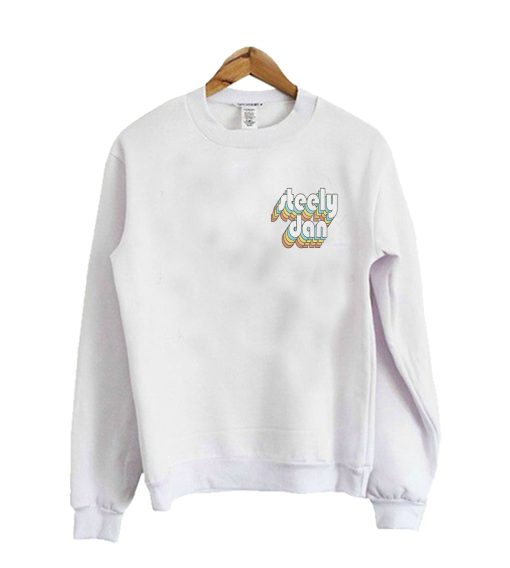 Steely Dan Retro Faded-Style Typography Design Sweatshirtt