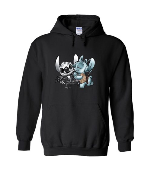 Stitch Angel Nightmare Before Xmas Hoodie
