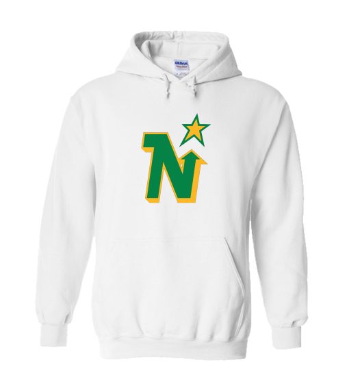 Defunct Minnesota North Stars Hockey 1991 Hoodie