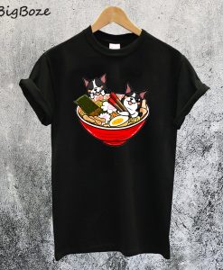 Boston Terrier Ramen T-Shirt