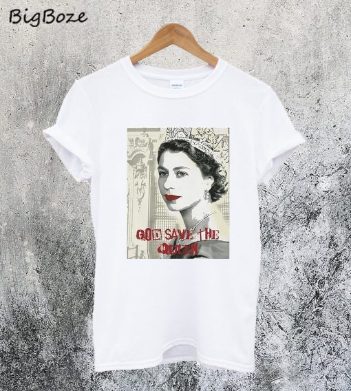 Queen Elizabeth II God Save the Queen T-Shirt