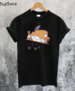 Bard Cat Throwing Dice T-Shirt
