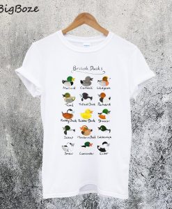 British Ducks Cute Animal T-Shirt