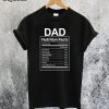 Dad Nutrition Facts T-Shirt