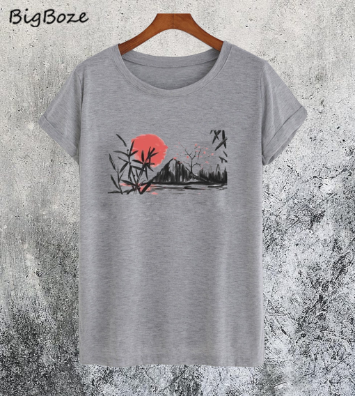 Japanese Watercolor T-Shirt