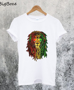 Lion Reggae Music Rasta Funny Cool T Shirt