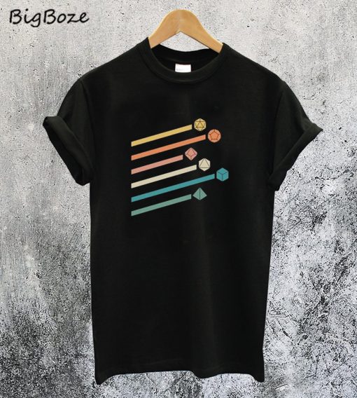 Retro DnD Dice T-Shirt