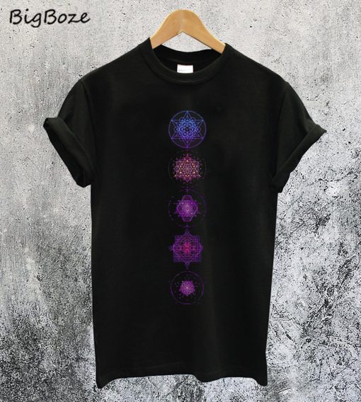 Sacred Geometry Symbols T-Shirt