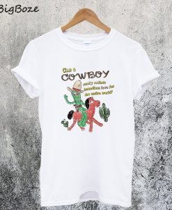 Buddhist Cowboy Meme Short Sleeve T-Shirt
