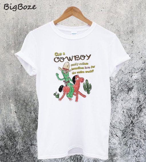 Buddhist Cowboy Meme Short Sleeve T-Shirt