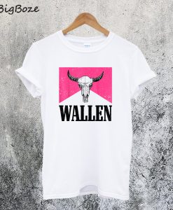 Wallen Western Cow Skull T-Shirt