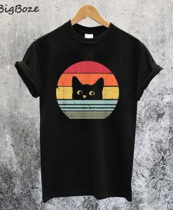 Cat Shirt Retro Style T-Shirt