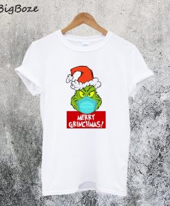 Merry Grinchmas Mask T-Shirt