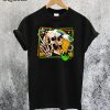 St Patricks Day Peace Skull T-Shirt