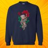 Betty Boop Flower Sweatshirt