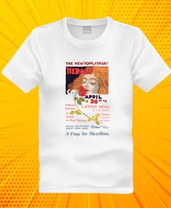 The New York Sunday Herald Poster - 1896 T Shirt