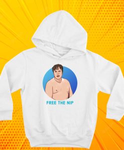 elon musk Free The Nip Hoodie